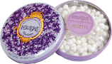 Abbaye de Flavigny Violet Pastilles in Round Tin