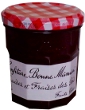 confiture de fraises et fraises des bois, strawberry and wild strawberry jam